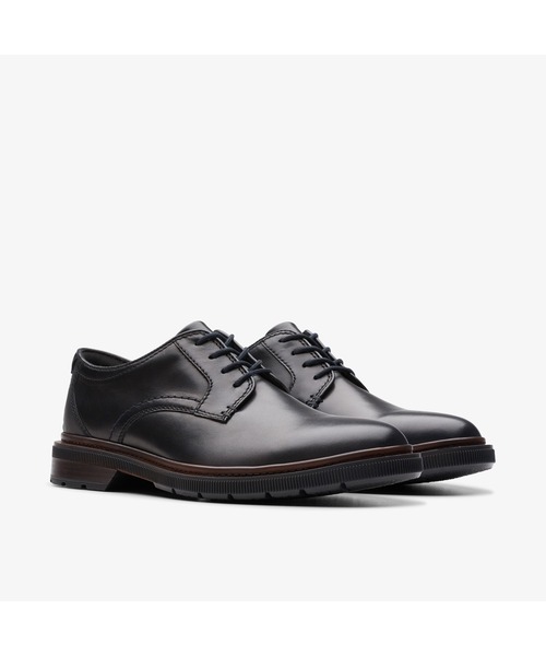 Clarks 黒 レザー ドレスシューズ Solsbury Lace / ソルスブリーレース（ブラックレザー）（ドレス