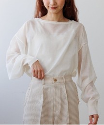 flower | スパークルシアートップ(Tシャツ/カットソー)