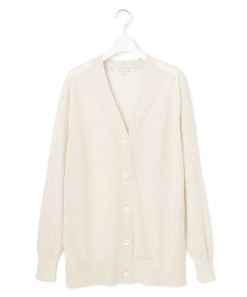 23区（ニジュウサンク）の「【CanCam10月号掲載/CLASSY.10月号掲載】シャイニーシアー カーディガン（カーディガン/ボレロ・レディース・ライトグレー系/ダークブラウン系/ベージュ系/ブラック系/ピンク系・38）」の22枚目の写真