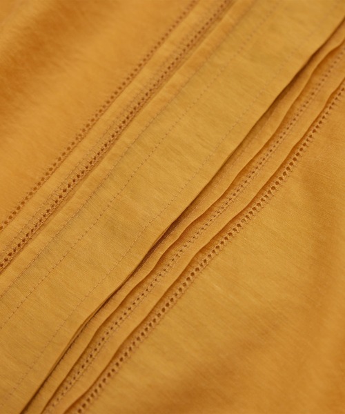 ROPE'（ロペ）の「【洗える】キュプラシルク パプスリーブシアーブラウス（シャツ/ブラウス・レディース・ブルー/オレンジ/ホワイト・FREE）」の13枚目の写真