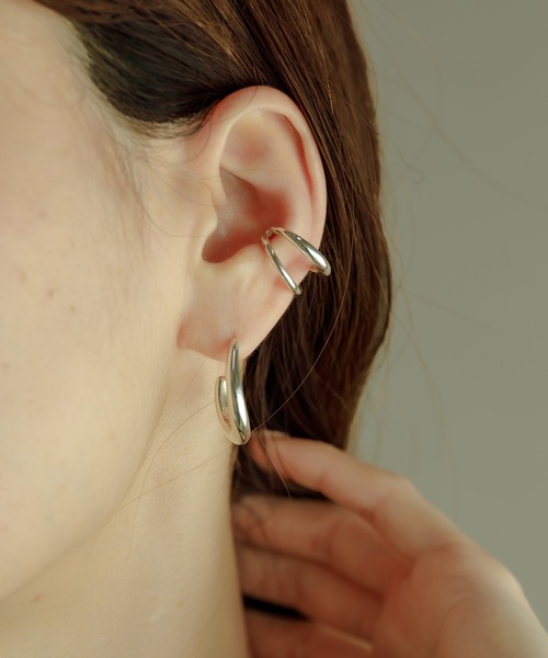ISOLATION(アイソレーション)の「【ISOLATION / アイソレーション】Silver925 Clear Earcuff / シルバー925 クリアーイヤーカフ(イヤーカフ・レディース・ゴールド・FREE)」の3枚目の写真