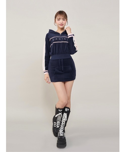 フロントポケットベロアミニスカート（スカート）｜Darich（ダーリッチ