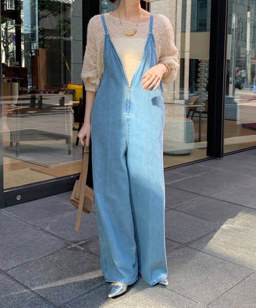 DouDou（ドゥドゥ）の「リボンヤーンプルオーバー（ニット/セーター・レディース・ライトベージュ/オフホワイト/ブルー・FREE）」の16枚目の写真