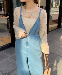 DouDou | リボンヤーンプルオーバー(ニット/セーター)