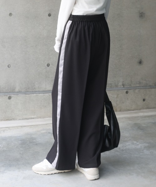 Bab(バブ)の「【S・Mサイズ展開】2WAYセンタープレスサイドラインパンツ(その他パンツ・レディース・ベージュ/ブラック/チャコールグレー・S/M)」の16枚目の写真