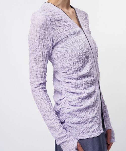 カーディガン RANDOM WRINKLE RUSSEL CARDIGAN / ランダムリンクルラッセルカーディガン レディース RANDOM WRINKLE RUSSEL CARDIGAN / ランダムリンクルラッセル
