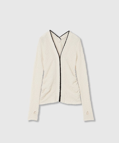 カーディガン RANDOM WRINKLE RUSSEL CARDIGAN / ランダムリンクルラッセルカーディガン レディース RANDOM WRINKLE RUSSEL CARDIGAN / ランダムリンクルラッセル