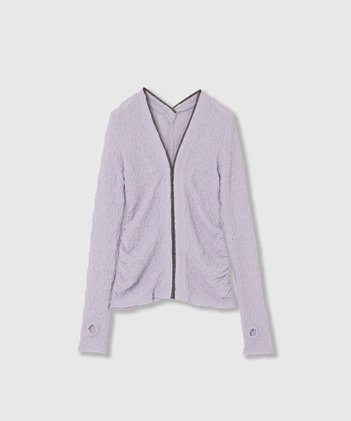 カーディガン RANDOM WRINKLE RUSSEL CARDIGAN / ランダムリンクルラッセルカーディガン レディース RANDOM WRINKLE RUSSEL CARDIGAN / ランダムリンクルラッセル