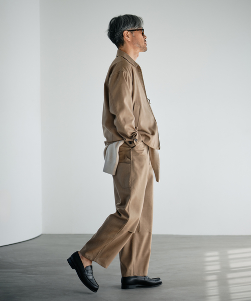 EDIFICE(エディフィス)の「E. ウールリップストップ ダブルニー ハルトパンツ(スラックス・メンズ・ブラウン系その他・LARGE/MEDIUM)」の5枚目の写真