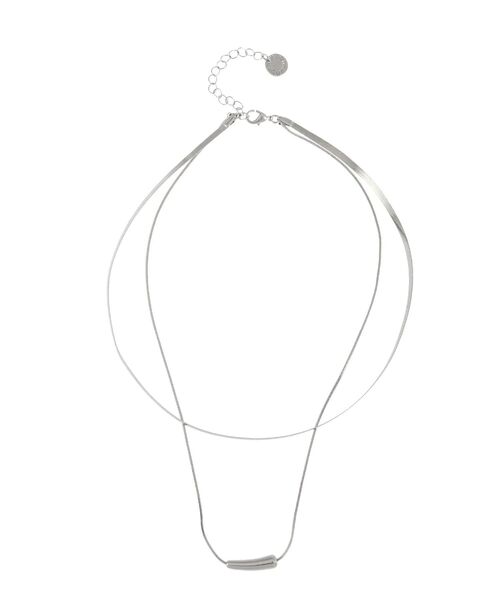 LAGUNAMOON（ラグナムーン）の「フォルムパーツ2連ネックレス（ネックレス・レディース・シルバー/ゴールド・FREE）」の9枚目の写真