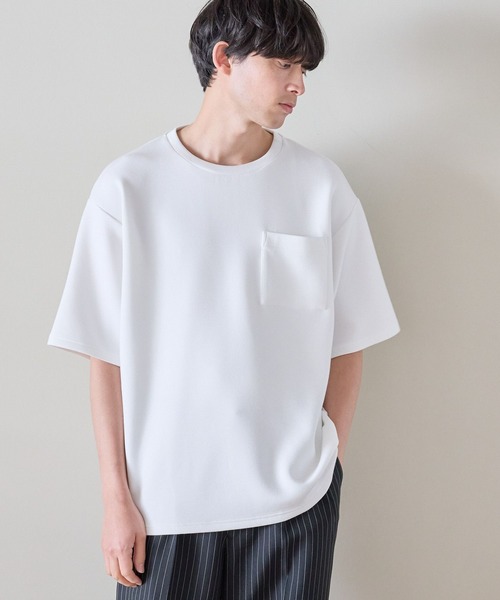 LAKOLE(ラコレ)の「【接触冷感】ダンボールポケットT / 284350(Tシャツ/カットソー・メンズ・ネイビー/ブラック/ホワイト/ピンク/チャコール・LARGE/X-LARGE/MEDIUM)」の9枚目の写真