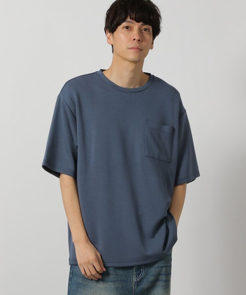 LAKOLE(ラコレ)の「【接触冷感】ダンボールポケットT / 284350(Tシャツ/カットソー・メンズ・ネイビー/ブラック/ホワイト/ピンク/チャコール・LARGE/X-LARGE/MEDIUM)」の21枚目の写真