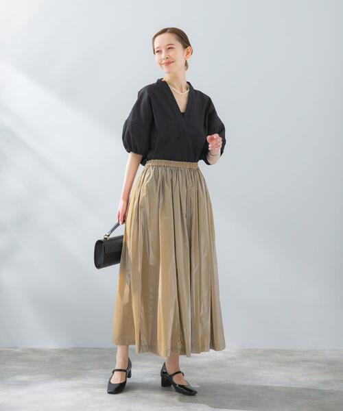 セール】グロッシーギャザースカート（スカート）｜URBAN RESEARCH