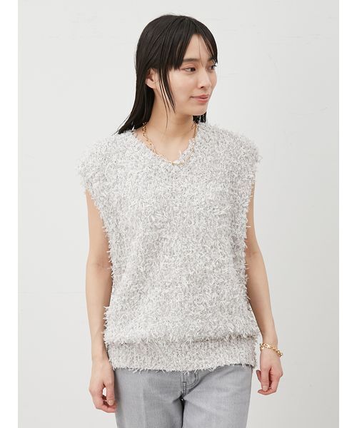 Vネック ニットベスト (RELAX FIT) [全3色] – muta Online Store