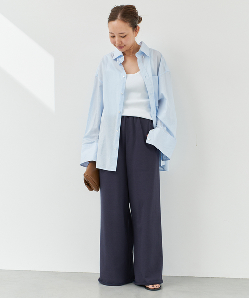 COGTHEBIGSMOKE（コグザビッグスモーク）の「【COGTHEBIGSMOKE/コグ ザ ビッグスモーク】SWEAT TROUSERS（その他パンツ・レディース・ネイビー・FREE）」の3枚目の写真