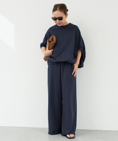 COGTHEBIGSMOKE（コグザビッグスモーク）の「【COGTHEBIGSMOKE/コグ ザ ビッグスモーク】SWEAT TROUSERS（その他パンツ・レディース・ネイビー・FREE）」の5枚目の写真
