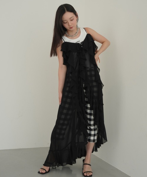 エイミーイストワール eimy istoire ビジュータンクトップス （BLACK） ビジュータンクトップス（タンクトップ）｜eimy istoire