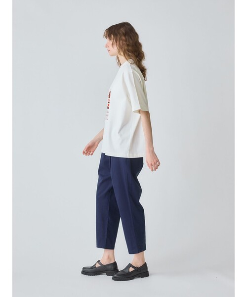 MidiUmi(ミディウミ)の「MidiUmi ハンバーガープリントTシャツ(Tシャツ/カットソー・レディース・ライトグレー/アイボリー/オフホワイト・FREE)」の14枚目の写真