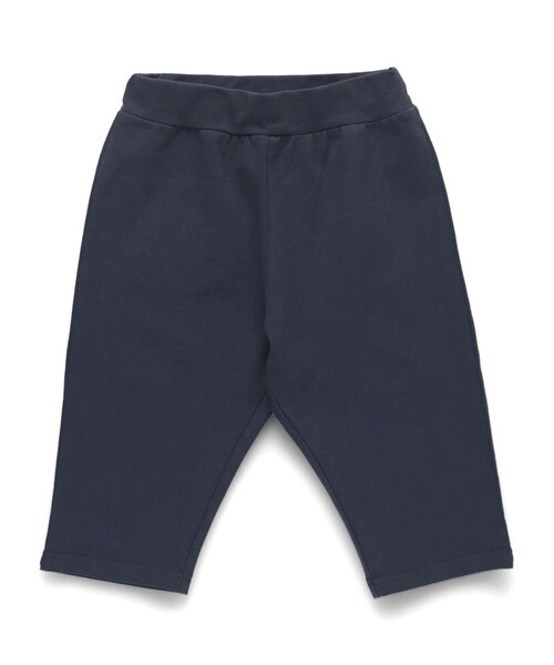 BRANSHES（ブランシェス）の「【ブランシェスmini】ひざが隠れるクロップドパンツ（スウェットパンツ・キッズ・グリーン/ブラック/シャーベット/サーモンピンク/ネイビー・120/110/130/100/90/80）」の6枚目の写真