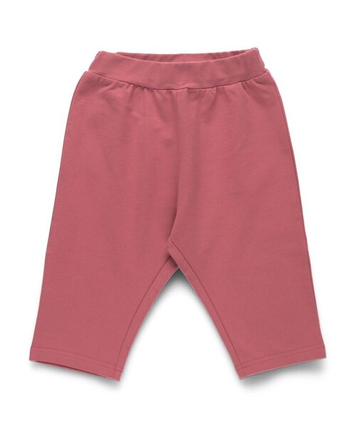 BRANSHES（ブランシェス）の「【ブランシェスmini】ひざが隠れるクロップドパンツ（スウェットパンツ・キッズ・グリーン/ブラック/シャーベット/サーモンピンク/ネイビー・120/110/130/100/90/80）」の7枚目の写真