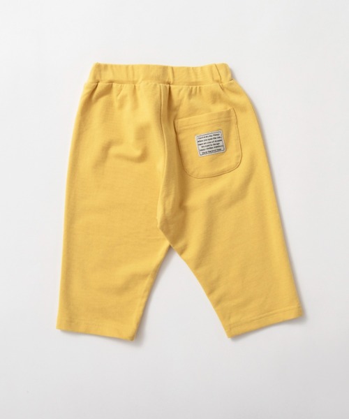 BRANSHES（ブランシェス）の「【ブランシェスmini】ひざが隠れるクロップドパンツ（スウェットパンツ・キッズ・グリーン/ブラック/シャーベット/サーモンピンク/ネイビー・120/110/130/100/90/80）」の5枚目の写真