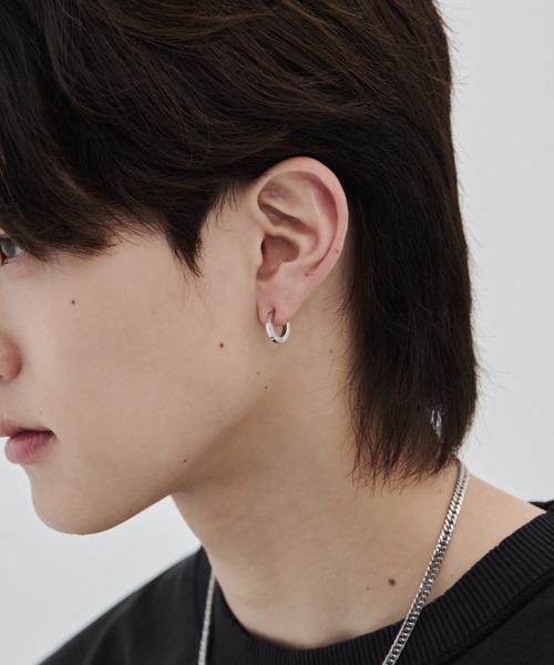 セール】【 金属アレルギー対応 】シンプルフープピアス サージカル