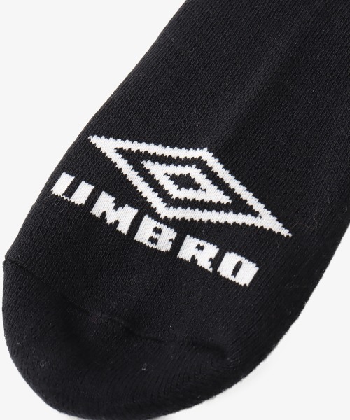 UMBRO（アンブロ）の「UMBRO x atmos Jacquard Logo Socks / アンブロ x アトモス ジャガード ロゴ ソックス【SP】（ソックス/靴下・メンズ・ホワイト/ブラック・25-27）」の9枚目の写真