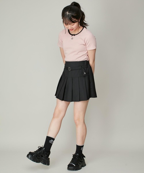 JENNI love（ジェニィラブ）の「バイカラーデザインリボンテレコT（Tシャツ/カットソー・キッズ・ピンク/ブラック/オフホワイト・130cm/140cm/150cm/160cm）」の19枚目の写真