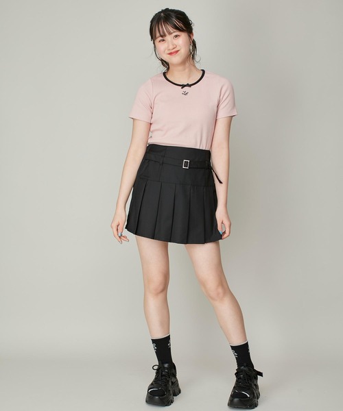 JENNI love（ジェニィラブ）の「バイカラーデザインリボンテレコT（Tシャツ/カットソー・キッズ・ピンク/ブラック/オフホワイト・130cm/140cm/150cm/160cm）」の20枚目の写真