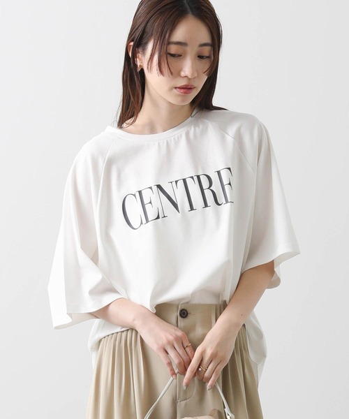 Gready Brilliant（グレディブリリアン）の「ＣＥＮＴＲＥラグラン７分（Tシャツ/カットソー・レディース・チャコールグレー/グレイッシュベージュ/ピンク/オフホワイト・38）」の2枚目の写真