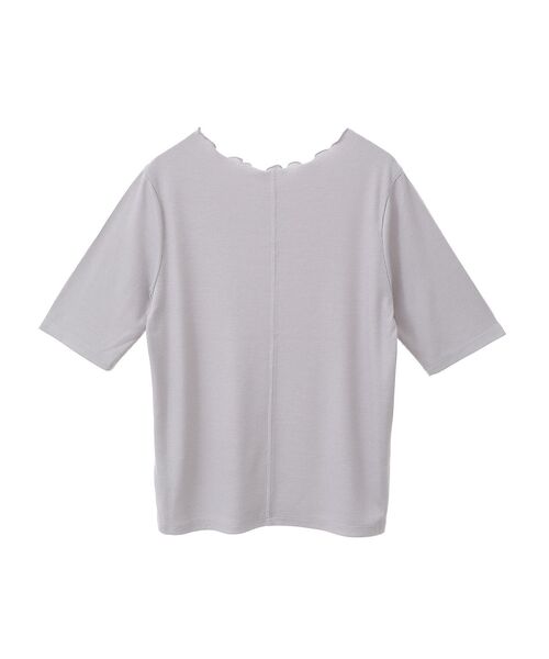 earth music&ecology（アースミュージックアンドエコロジー）の「リブメローショートスリーブプルオーバー（Tシャツ/カットソー・レディース・ブラック/グレー/その他7/アイボリー・S/M）」の15枚目の写真