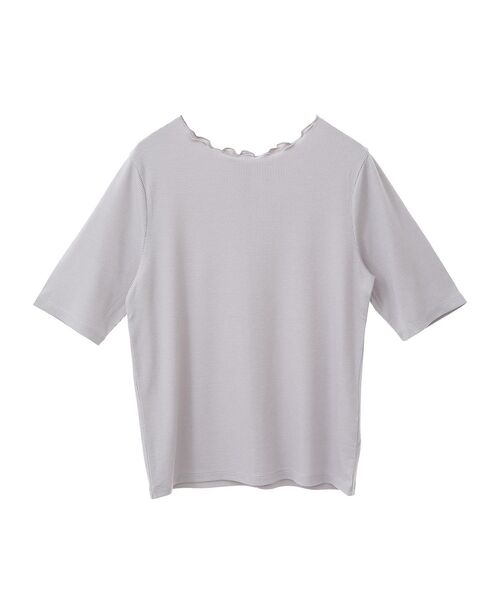 earth music&ecology（アースミュージックアンドエコロジー）の「リブメローショートスリーブプルオーバー（Tシャツ/カットソー・レディース・ブラック/グレー/その他7/アイボリー・S/M）」の22枚目の写真