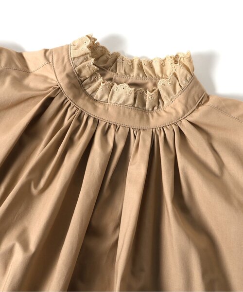 toi toi toi(トイトイトイ)の「ルキエトップ(シャツ/ブラウス・キッズ・アイボリー/ブラウン/レッド・120/130)」の10枚目の写真