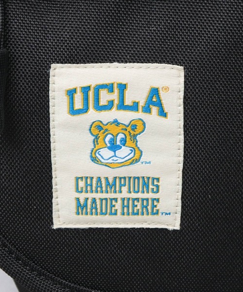 UCLA(ユーシーエルエー)の「UCLA 縦型 フラップ ミニショルダーバッグ ジョー ラバーチャーム付き(ショルダーバッグ・メンズ・ブラック・FREE)」の10枚目の写真