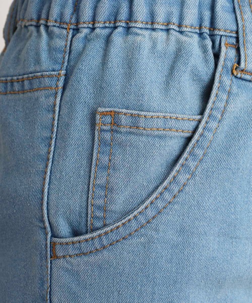 atONE(アットワン)の「ストレッチデニムウエストゴムスリムパンツ(デニムパンツ・レディース・ネイビー/ワンウォッシュ/ブルー・4L/LL/L/M/3L)」の8枚目の写真