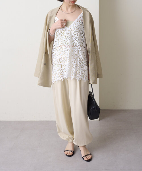 Omekashi（オメカシ）の「レースオーバーキャミソール