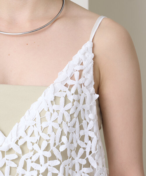 Omekashi（オメカシ）の「レースオーバーキャミソール（キャミソール