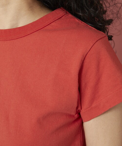 Freada（フリーダ）の「Freada/フリーダ オイルカット加工Tシャツ（Tシャツ/カットソー・レディース・ホワイト/オレンジ/ブラック・SMALL/MEDIUM）」の16枚目の写真