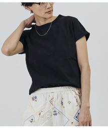 Freada/フリーダ オイルカット加工クルーネック Tシャツ
