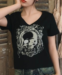 スカル」に該当するTシャツ/カットソー（半袖）ファッション通販