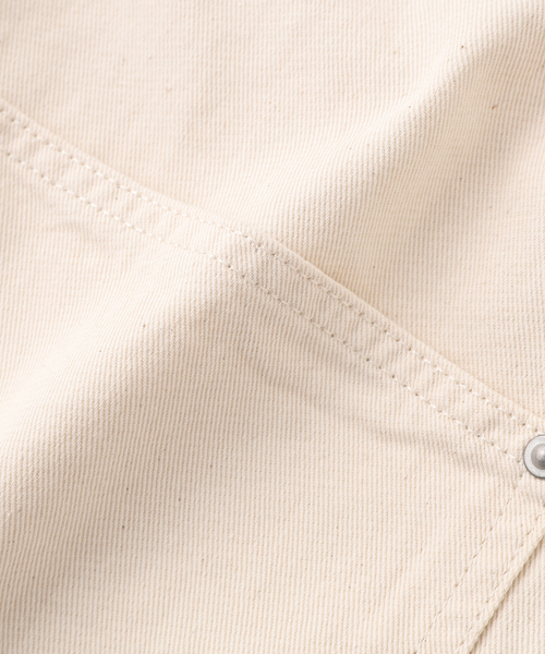Carhartt（カーハート）の「CARHARTT WIP / カーハート ダブリューアイピー DREWE CHORE COAT（ブルゾン・メンズ・アイボリー/ブラック・LARGE/SMALL/MEDIUM）」の11枚目の写真