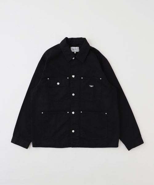 Carhartt（カーハート）の「CARHARTT WIP / カーハート ダブリューアイピー DREWE CHORE COAT（ブルゾン・メンズ・アイボリー/ブラック・LARGE/SMALL/MEDIUM）」の12枚目の写真