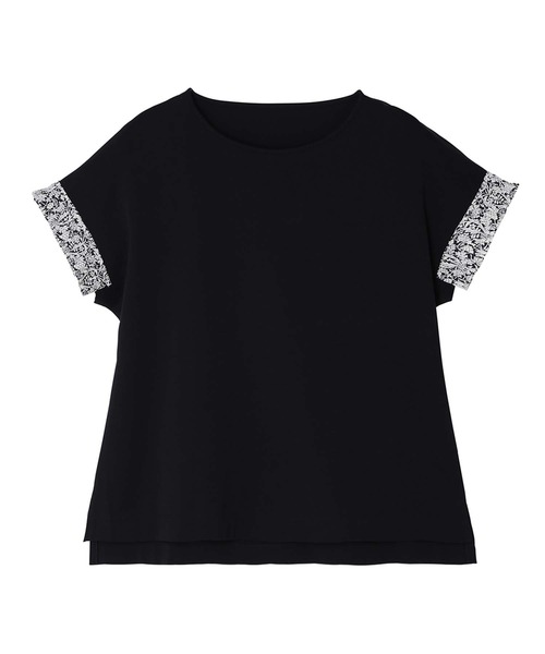 KID BLUE（キッドブルー）の「キッドブルー -２５サマーＴシャツ -半袖トップス -KOBN347 -kidblue（Tシャツ/カットソー・レディース・ブラック/サックスブルー/アイボリー・M/L）」の6枚目の写真