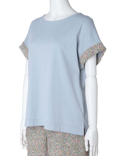 KID BLUE（キッドブルー）の「キッドブルー -２５サマーＴシャツ -半袖トップス -KOBN347 -kidblue（Tシャツ/カットソー・レディース・ブラック/サックスブルー/アイボリー・M/L）」の17枚目の写真
