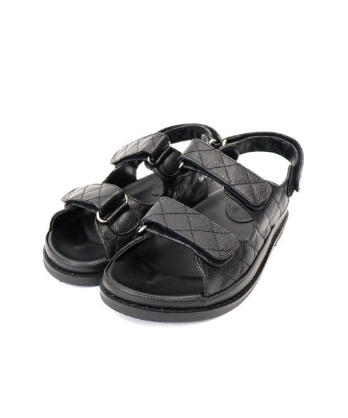 DONOBAN（ドノバン）の「ダブルベルトサンダル（サンダル・レディース・ブラック系その他/ネイビー/ブラック・36/38/40）」の18枚目の写真