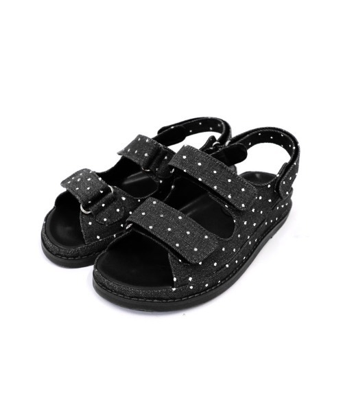 DONOBAN（ドノバン）の「ダブルベルトサンダル（サンダル・レディース・ブラック系その他/ネイビー/ブラック・36/38/40）」の19枚目の写真