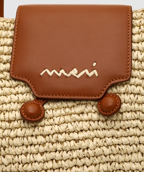 MARNI(マルニ)の「TRUNKAROO / サマーバッグ(ショルダーバッグ・レディース・ブラック/ベージュ・ONE SIZE)」の4枚目の写真
