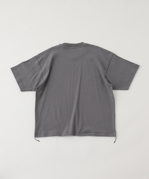 EDIFICE（エディフィス）の「ETS.MATERIAUX(マテリオ) GOKUZYUKU COTTON ショートスリーブ Tシャツ（Tシャツ/カットソー・メンズ・ベージュ/ネイビー/ホワイト/ブラック/グレー・1/2/3）」の15枚目の写真