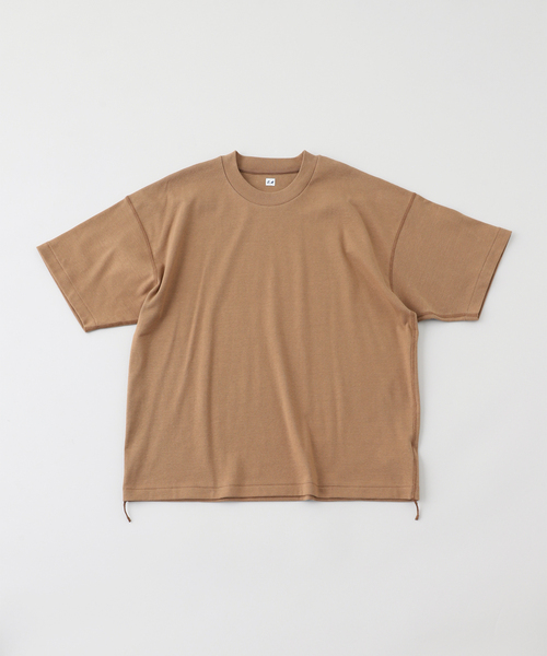 EDIFICE（エディフィス）の「ETS.MATERIAUX(マテリオ) GOKUZYUKU COTTON ショートスリーブ Tシャツ（Tシャツ/カットソー・メンズ・ベージュ/ネイビー/ホワイト/ブラック/グレー・1/2/3）」の22枚目の写真