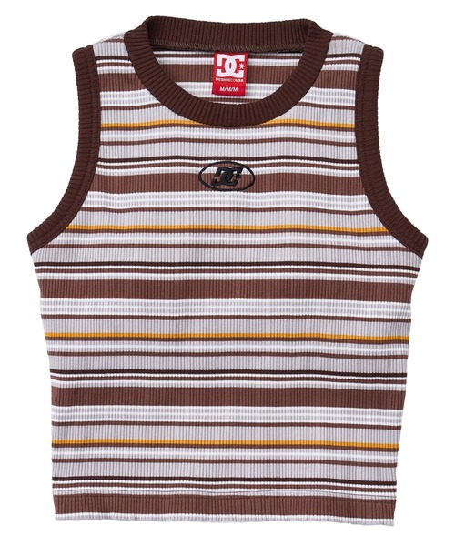 DC SHOES(ディーシーシューズ)の「25 WS TELECO CROPPED/DCショート丈タンクトップ(Tシャツ/カットソー・レディース・ブラック/その他/グレー/ブラック×ピンク/ミント/ホワイト・SMALL/MEDIUM/LARGE)」の6枚目の写真